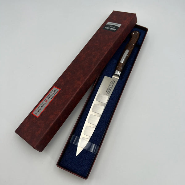 堺 孝行 グランドシェフSP TypeⅠ SW鋼 ペティーナイフ 洋包丁 デザートアイアンウッド(杉原モデル)柄 2