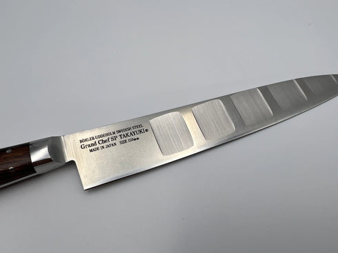 堺 孝行 グランドシェフSP TypeⅠ SW鋼 ペティーナイフ 洋包丁 デザートアイアンウッド(杉原モデル)柄 4