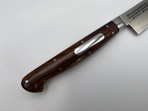 堺 孝行 グランドシェフSP TypeⅠ SW鋼 ペティーナイフ 洋包丁 デザートアイアンウッド(杉原モデル)柄 6