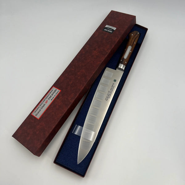 堺 孝行 グランドシェフSP TypeⅠ SW鋼 牛刀 洋包丁 デザートアイアンウッド(杉原モデル)柄 1