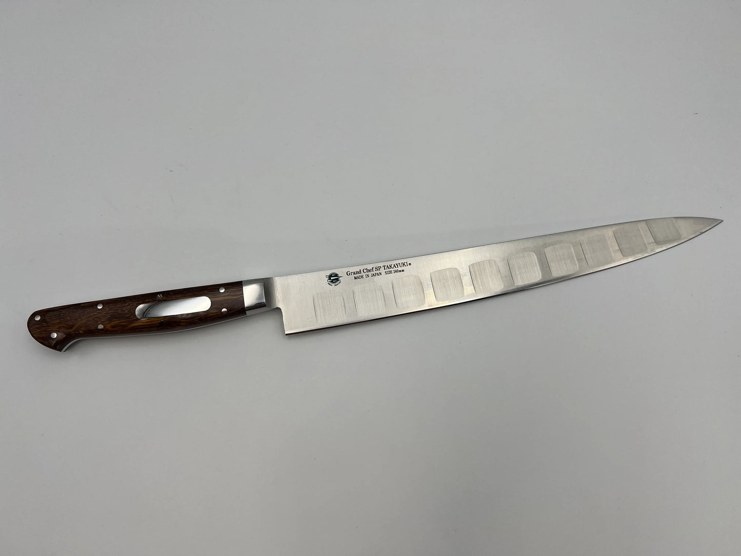 堺 孝行 グランドシェフSP TypeⅠ SW鋼 筋引 洋包丁 デザートアイアンウッド(杉原モデル)柄