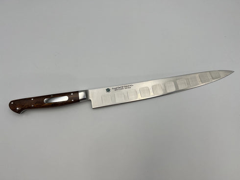 堺 孝行 グランドシェフSP TypeⅠ SW鋼 筋引 洋包丁 デザートアイアンウッド(杉原モデル)柄 2