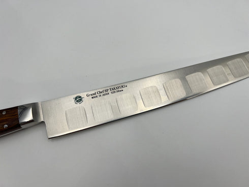 堺 孝行 グランドシェフSP TypeⅠ SW鋼 筋引 洋包丁 デザートアイアンウッド(杉原モデル)柄 3