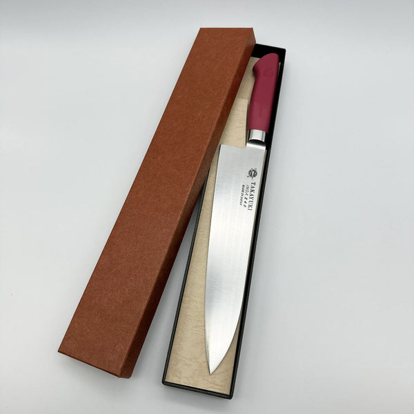 Takayuki Sakai Inox antibacterial color 8A steel Gyuto POM resin antibacterial handle