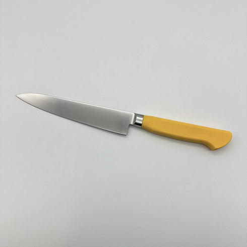 堺孝行 イノックス抗菌カラー 8A鋼 ペティーナイフ POM樹脂 抗菌ハンドル(イエロー)5