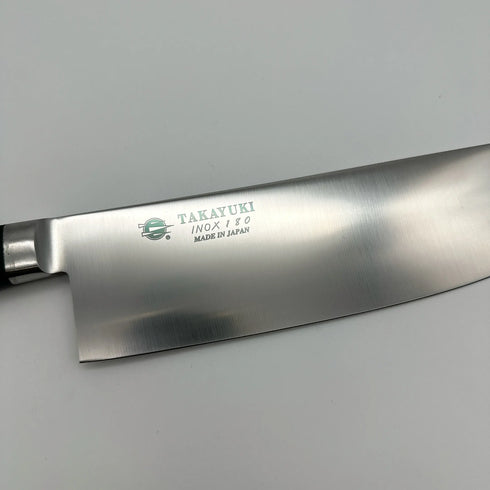 イノックス抗菌カラー 8A鋼 巾広菜切 POM樹脂 抗菌ハンドル(ブラック)3