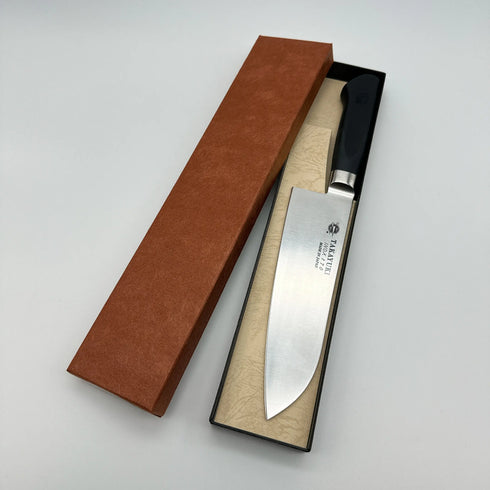 イノックス抗菌カラー 8A鋼 三徳 POM樹脂 抗菌ハンドル(ブラック)1