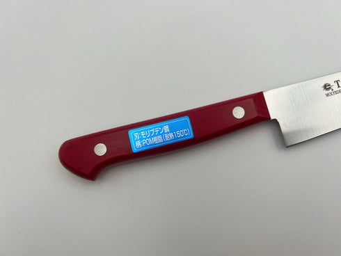 堺 孝行 S/S PC柄カラー 8A鋼 ペティーナイフ POM樹脂 抗菌ハンドル レッド 4