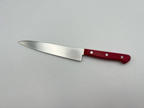 堺 孝行 S/S PC柄カラー 8A鋼 ペティーナイフ POM樹脂 抗菌ハンドル レッド 5