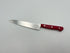 堺 孝行 S/S PC柄カラー 8A鋼 ペティーナイフ POM樹脂 抗菌ハンドル レッド 5