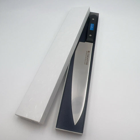 堺 孝行 S/S PC柄カラー 8A鋼 牛刀 POM樹脂 抗菌ハンドル ブラック 1