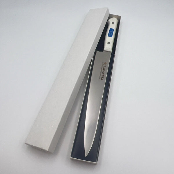 堺 孝行 S/S PC柄カラー 8A鋼 筋引 POM樹脂 抗菌ハンドル ホワイト 1