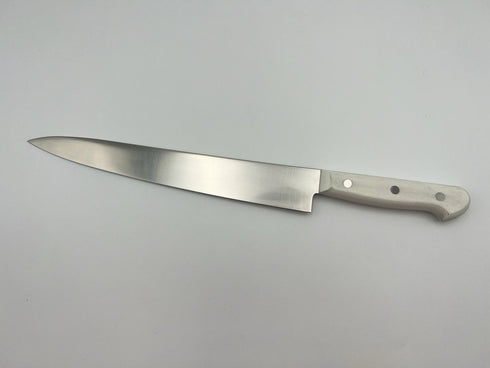 堺 孝行 S/S PC柄カラー 8A鋼 筋引 POM樹脂 抗菌ハンドル ホワイト 5