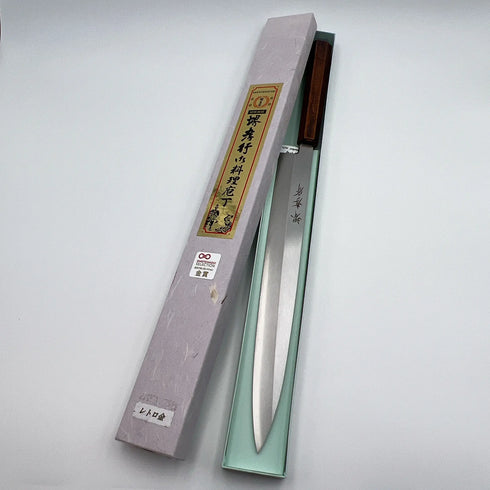 堺孝行 なないろ 8A鋼 正夫 和包丁 PC樹脂(レトロ金)柄 2