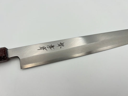 堺孝行 なないろ 8A鋼 正夫 和包丁 PC樹脂(ウルミ銀石目)柄 4