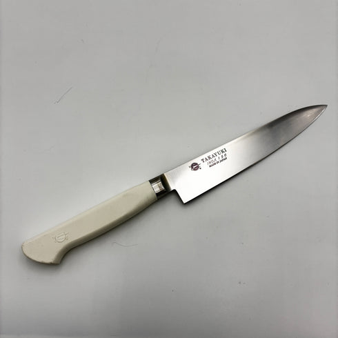 堺孝行 イノックス抗菌カラー 8A鋼 ペティーナイフ POM樹脂 抗菌ハンドル(ホワイト)