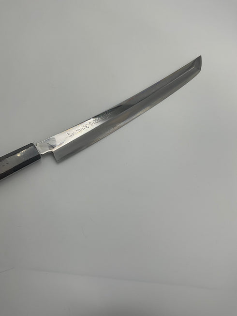 堺 孝行 斬月 銀三鋼 先丸正夫 斬月型 和包丁 鏡面加工 サヤ付 ウエンジ柄