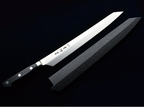 堺 孝行 グランドシェフ SW鋼 切付柳刃 和包丁 鞘付き