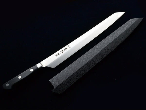 堺 孝行 グランドシェフ SW鋼 切付柳刃 和包丁 鞘付き