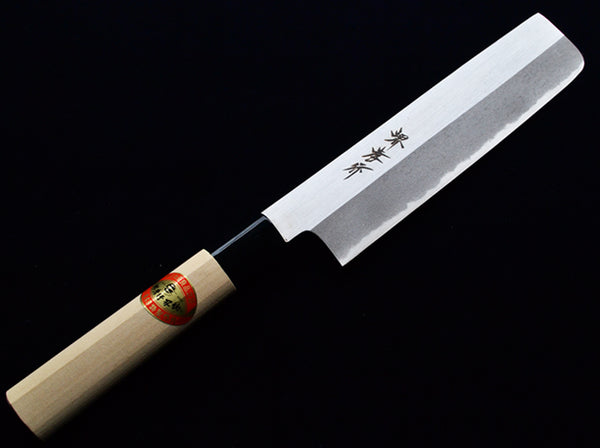 堺 孝行 立研 黄鋼 諸刃薄刃 和包丁 朴PC口輪柄 1