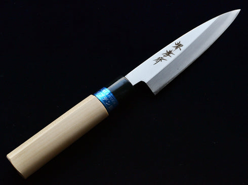 堺 孝行 イノックス 8A鋼 バラン切 和包丁 朴柄プラスチック口輪