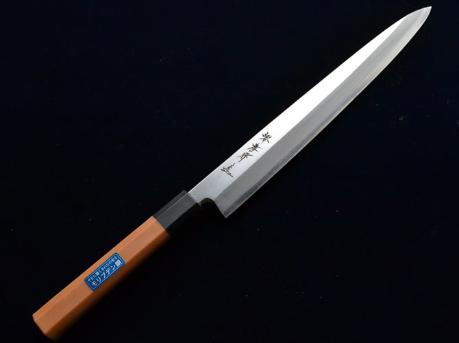 堺孝行　三徳包丁 モリブデン鋼 堺 孝行 モリブデン鋼（MOL） 63層ダマスカス 三徳包丁 180mm – 清助