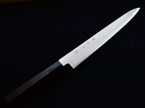 堺 孝行 銀三鋼 割り込み 筋引 和式 黒檀柄 1