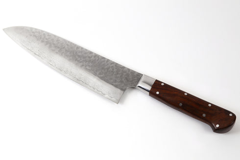 堺 孝行 VG10 33層 ダマスカス 三徳 洋包丁 デザートアイアンウッド(杉原モデル)柄 5