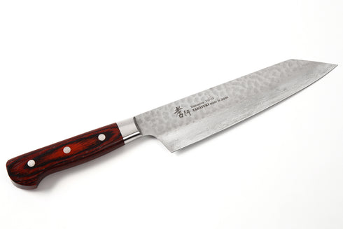 堺 孝行 VG10 33層 ダマスカス 剣型牛刀 洋包丁 マホガニー柄 3