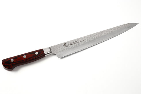 堺 孝行 VG10 33層 ダマスカス 筋引 洋包丁 マホガニー柄 4