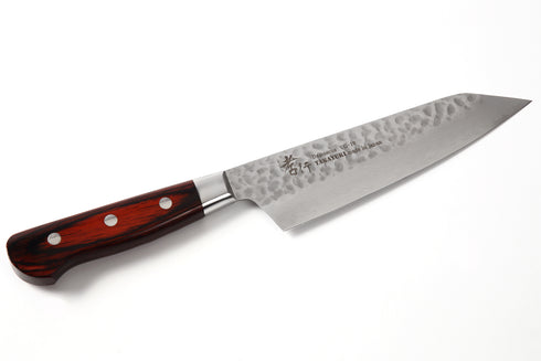 堺 孝行 VG10 33層 ダマスカス 剣型三徳 洋包丁 マホガニー柄 3