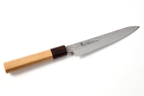 堺孝行 33層 ダマスカス VG10 ペティーナイフ 和包丁 ケヤキ柄 3