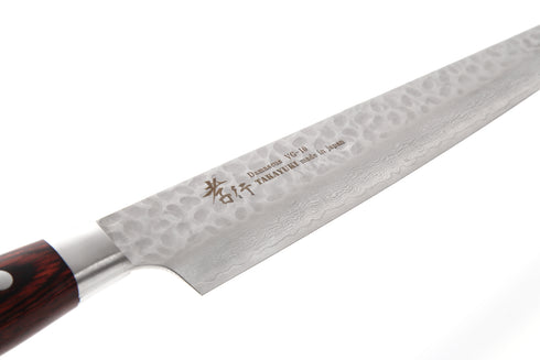 堺 孝行 VG10 33層 ダマスカス 筋引 洋包丁 マホガニー柄 3