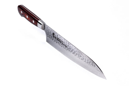 堺 孝行 VG10 33層 ダマスカス 牛刀 洋包丁 マホガニー柄 7