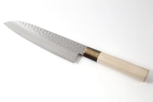 堺孝行 45層 ダマスカス 和式 10A 三徳 洋包丁 朴柄 4