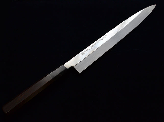 堺 孝行 水本焼 青二鋼 正夫 和包丁 黒檀柄 – 堺孝行包丁専門店 光三郎