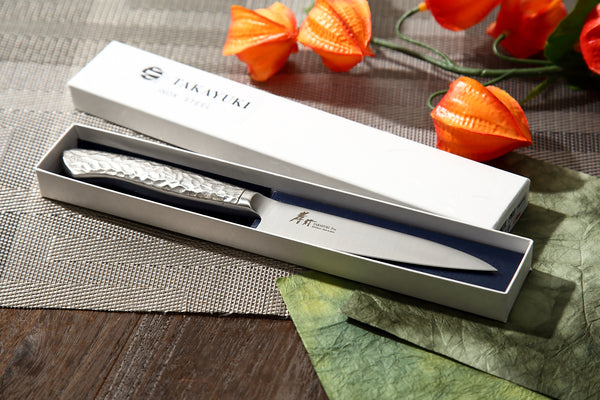 堺 孝行 イノックスプロ 8A鋼 ペティーナイフ 洋包丁 ステンレス柄 1