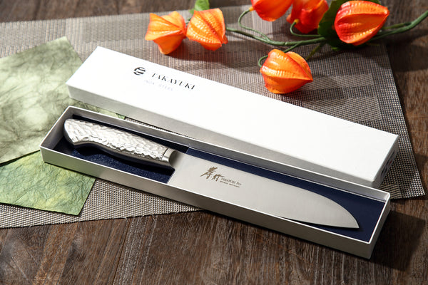 堺 孝行 イノックスプロ 8A鋼 三徳 洋包丁 ステンレス柄 1