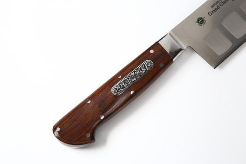 堺 孝行 グランドシェフSP TypeⅡ SW鋼 牛刀 洋包丁 デザートアイアンウッド(杉原モデル)柄 7