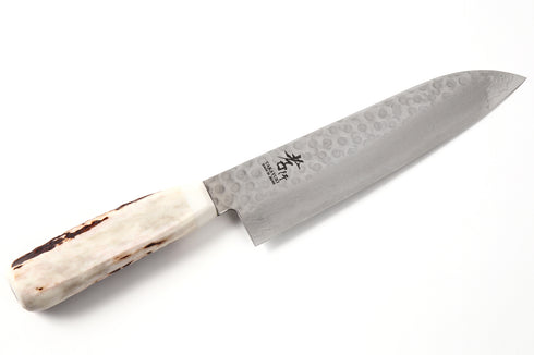 堺孝行 33層 ダマスカス VG10 三徳 洋包丁 鹿柄 3