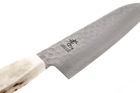 堺孝行 33層 ダマスカス VG10 三徳 洋包丁 鹿柄 4