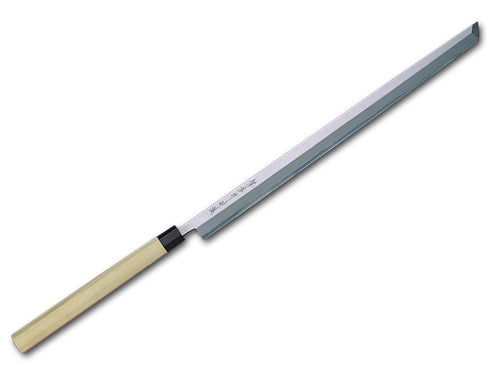 堺 孝行 特殊刃物2 特上 マグロ切包丁 朴八角水牛柄 1