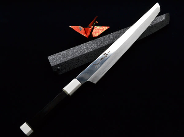 堺 孝行 銀龍 本焼SW鋼 先丸正夫 玄武型 和包丁 黒檀柄