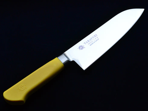 堺孝行 イノックス抗菌カラー 8A鋼 三徳 POM樹脂 抗菌ハンドル