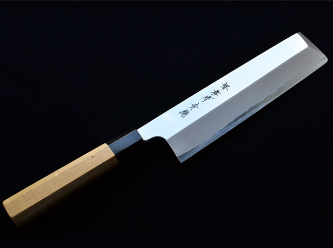 堺 孝行 【新品未使用】青二鋼 鏡面仕上げ出刃包丁 楽天市場】堺孝行青鏡の通販